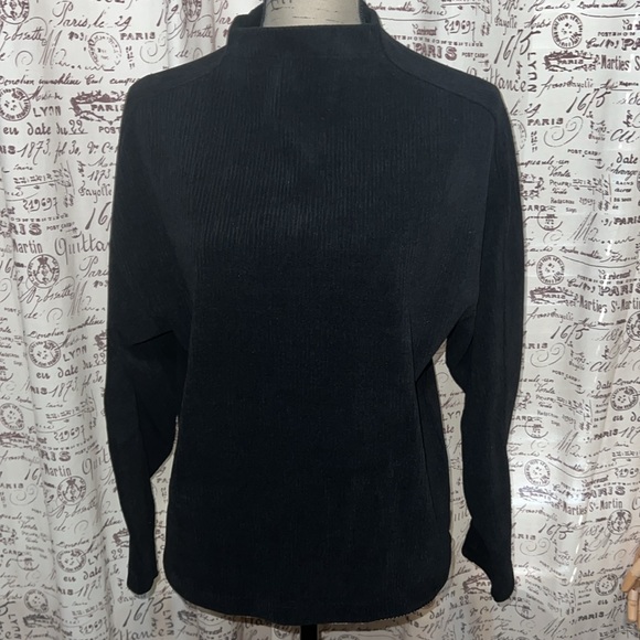 87 NWT MADEWELL Striped Jacquard Funnelneck Top Small - Picture 5 of 7